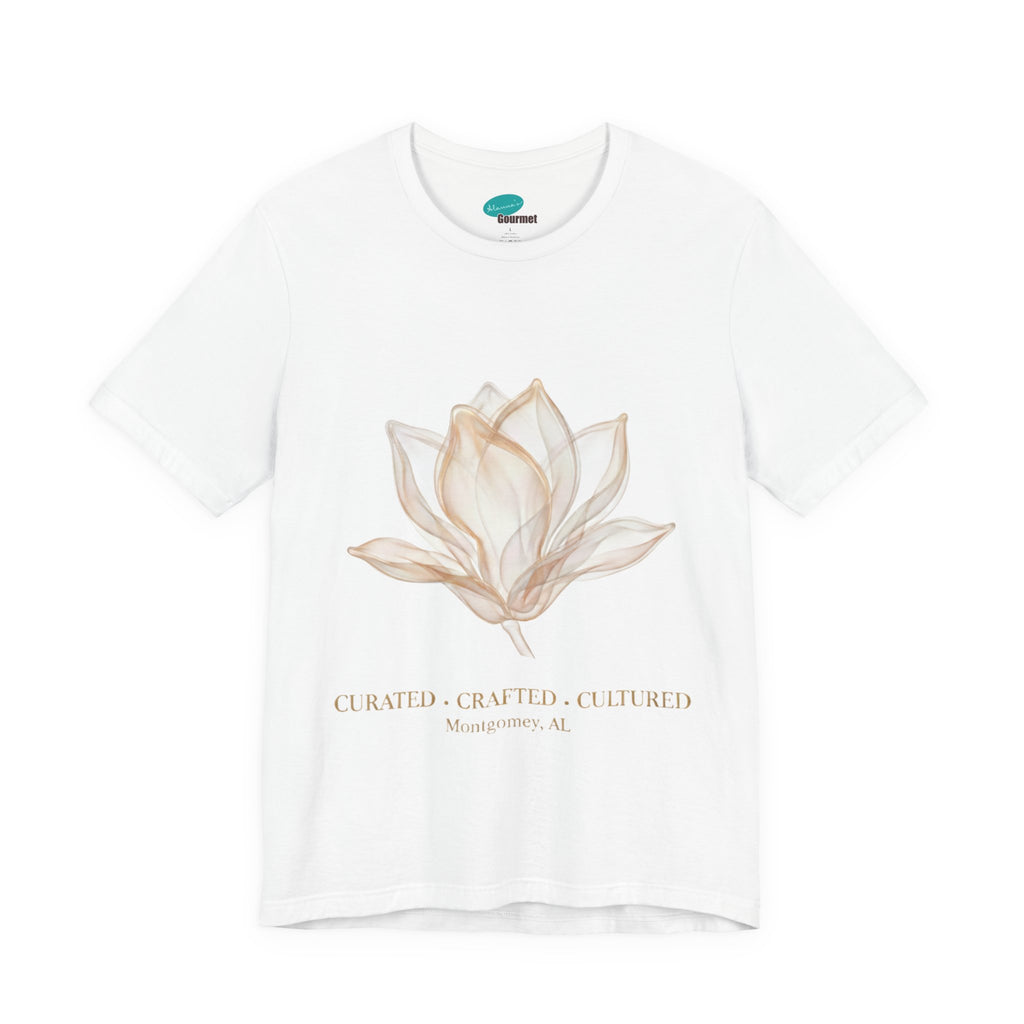 Curated Magnolia Unisex Jersey Tee - Crafted Culture Design