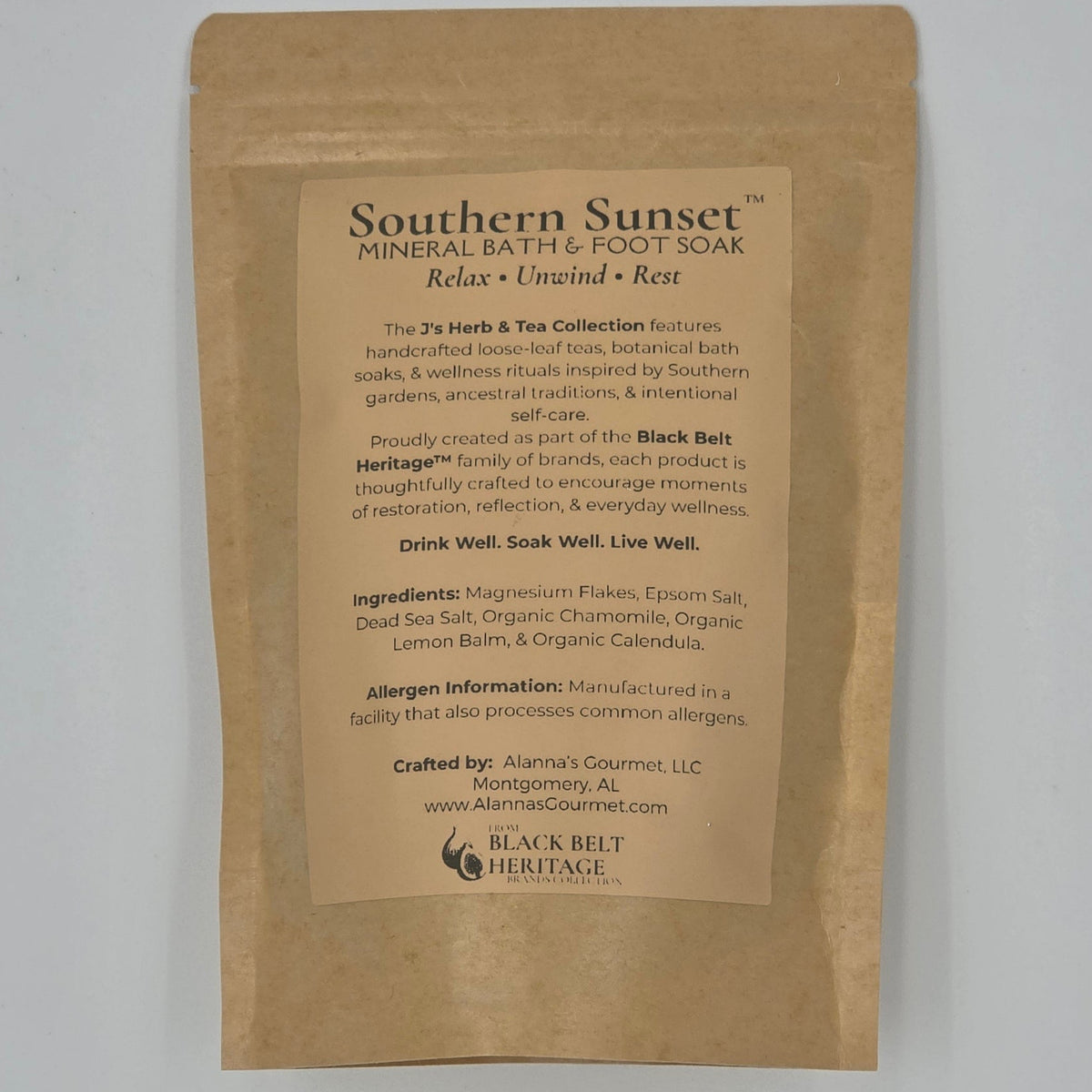 Southern Sunset™ Mineral Bath & Foot Soak