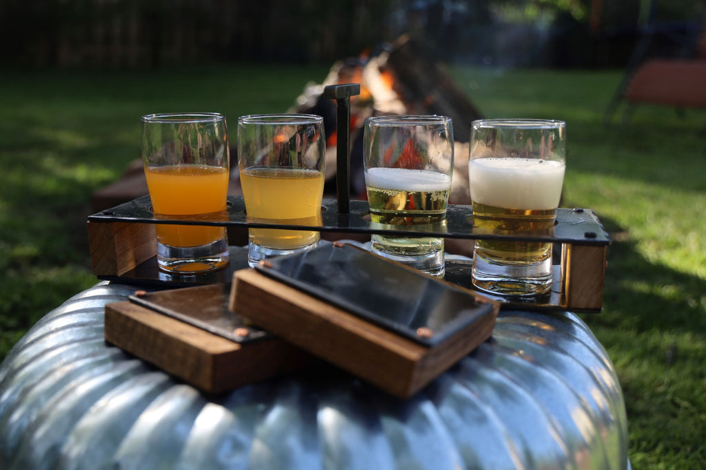 Hand-Forged Metal Coasters